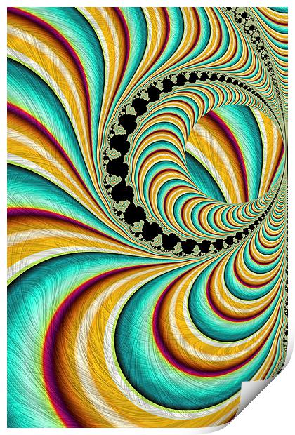 Candy Swirls Print by Steve Purnell