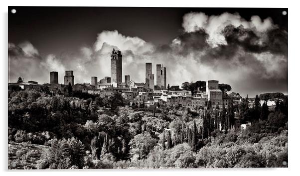  San Gimignano  Acrylic by Andy McGarry