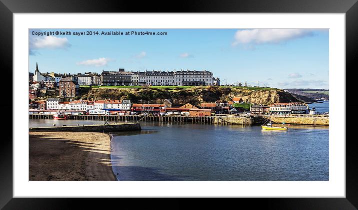  West Cliff Hotels Framed Mounted Print by keith sayer