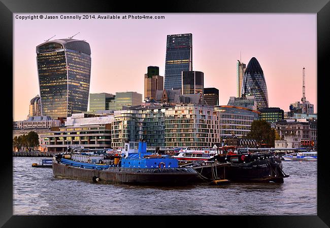  The City Of London Framed Print by Jason Connolly
