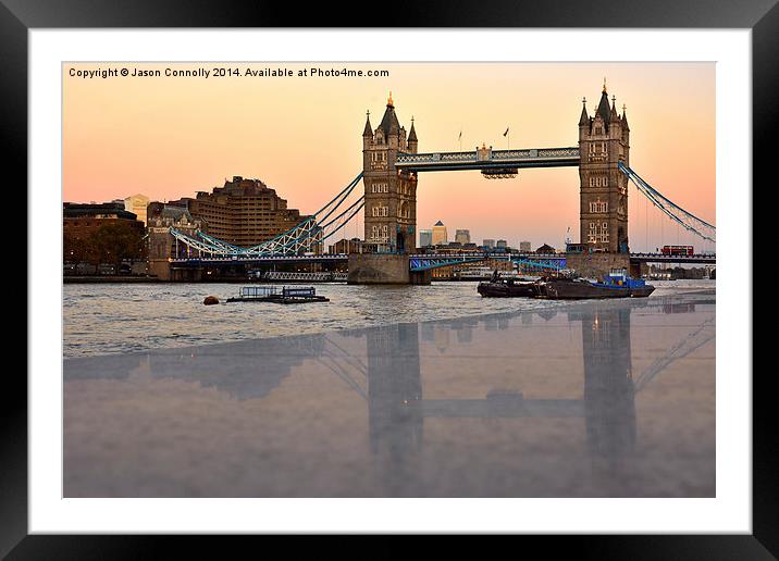  Tower Bridge, London Framed Mounted Print by Jason Connolly