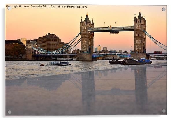  Tower Bridge, London Acrylic by Jason Connolly