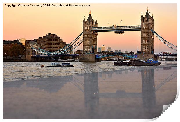  Tower Bridge, London Print by Jason Connolly