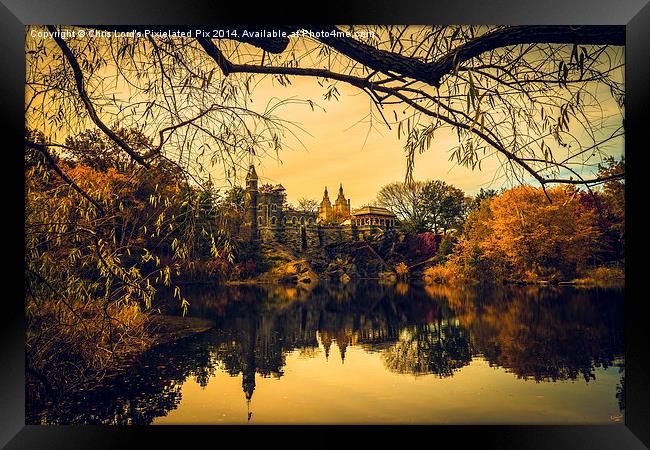  Belvedere Castle In Autumn Framed Print by Chris Lord
