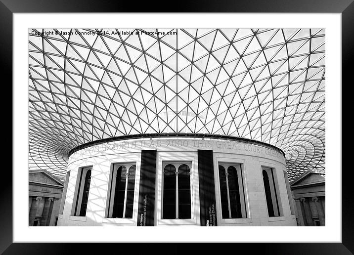  The British Museum Framed Mounted Print by Jason Connolly