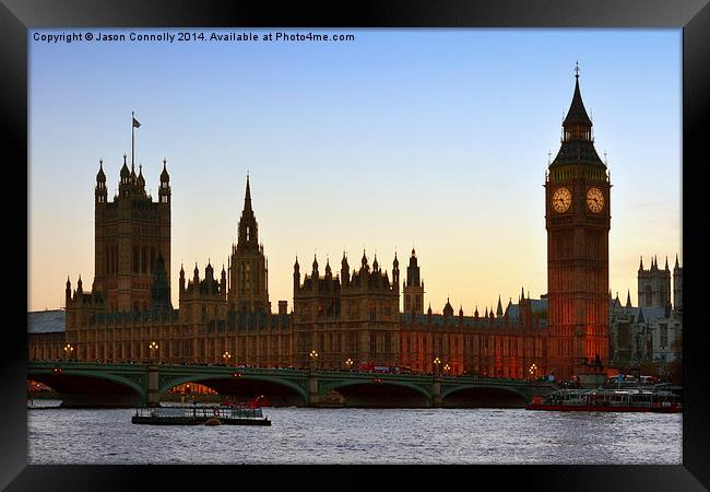 Palace Of Westminster Framed Print by Jason Connolly