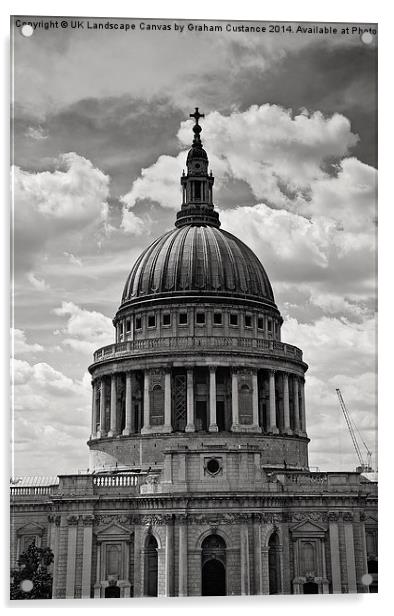 St Pauls Cathedral  Acrylic by Graham Custance