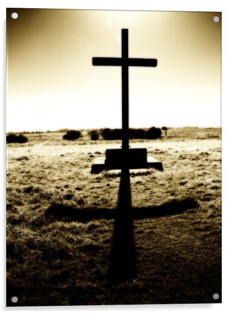 Cross of St. Benet Acrylic by Stephen Mole