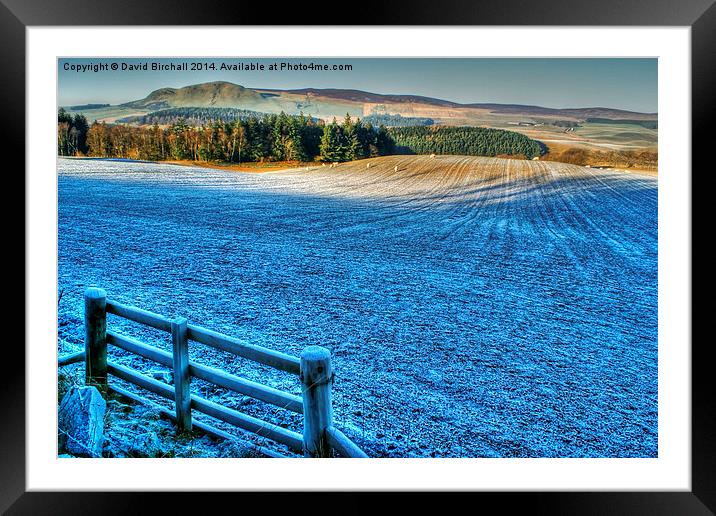  Frosty Day in West Lothian Framed Mounted Print by David Birchall
