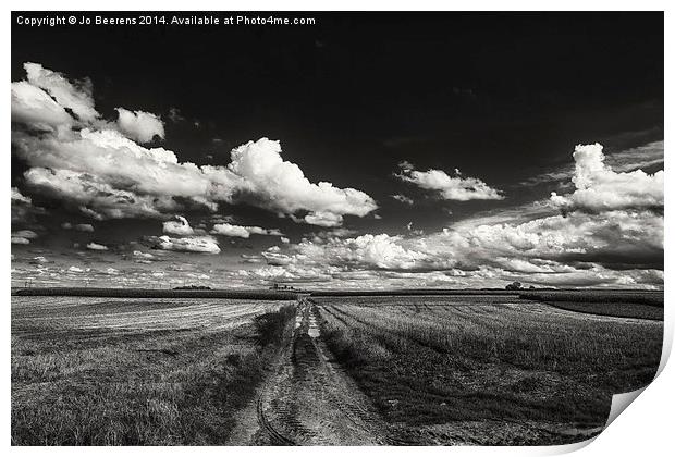 drifting clouds Print by Jo Beerens