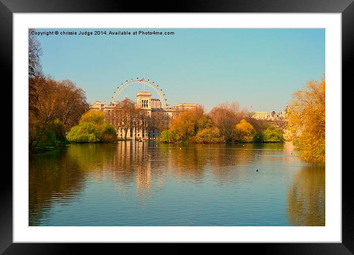  spring  view  of  the  iconic london eye from   s Framed Mounted Print by Heaven's Gift xxx68