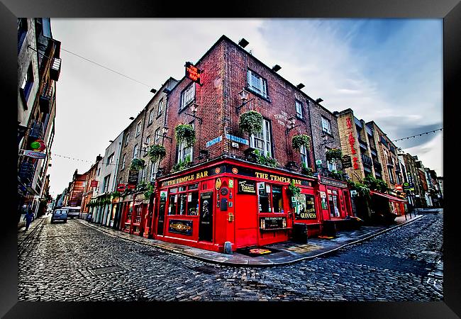 The Temple Bar  Framed Print by Valerie Paterson