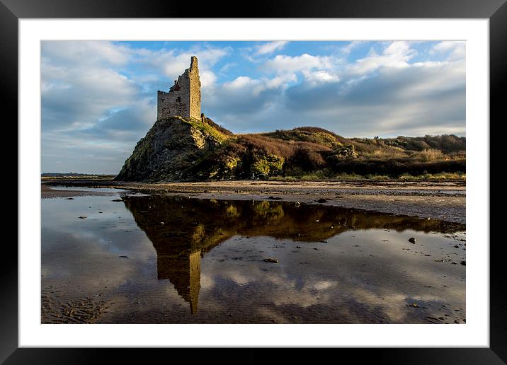  Greenan Castle Framed Mounted Print by Sam Smith