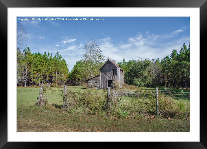 Outbuilding Framed Mounted Print by Judy Hall-Folde
