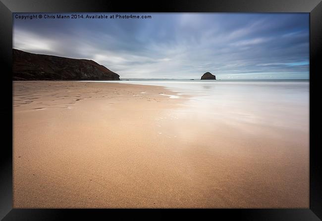  Golden Beach Framed Print by Chris Mann