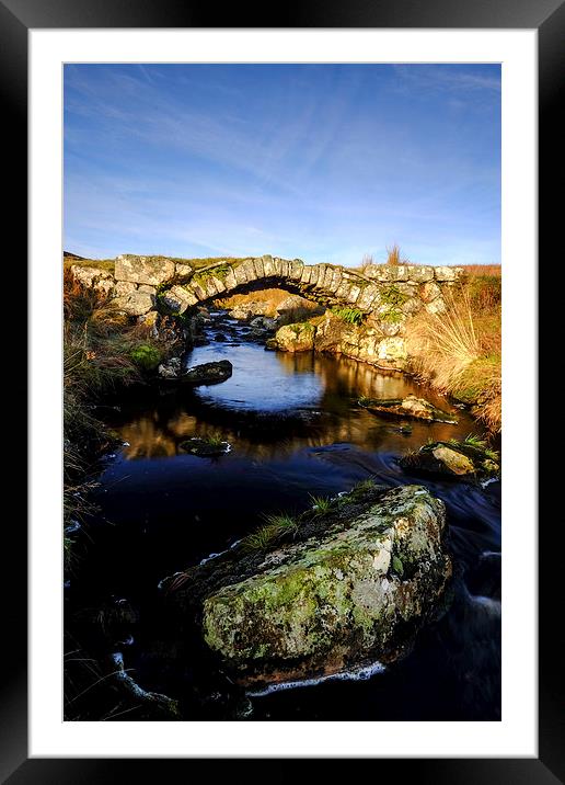  Pont Nant Y Lladron (Thieves Brook Bridge) Framed Mounted Print by Alwyn Jones