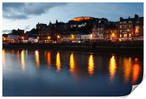 Oban Reflections Print by Aaron Casey