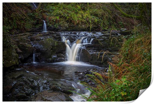  Glenariff Nature Reserve Waterfalls Print by David Hare