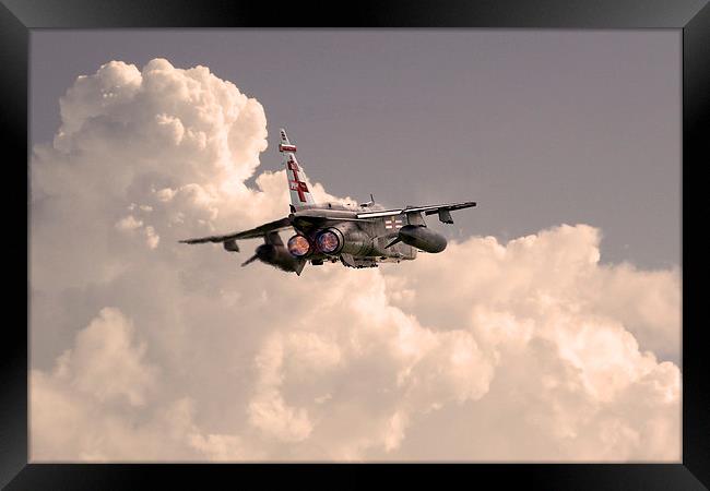 41 Squadron Jaguar  Framed Print by J Biggadike