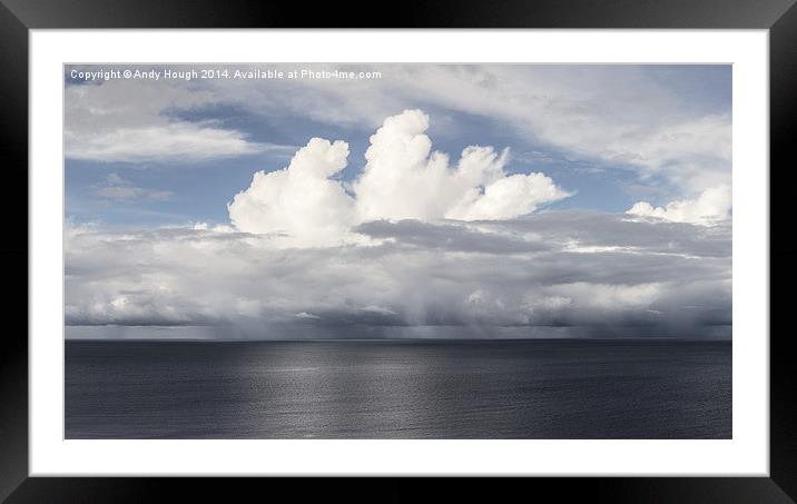  Cloud-sea-scape Framed Mounted Print by Andy Hough