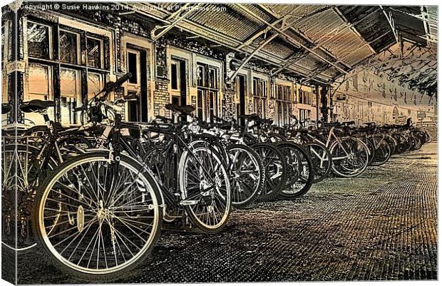  Ticket to Ride Canvas Print by Susie Hawkins