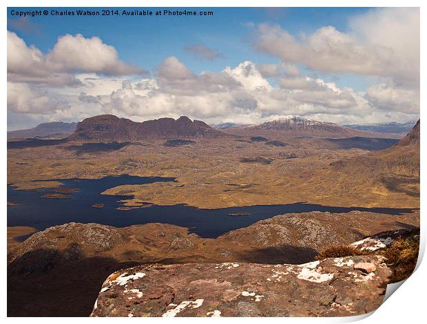  Suilven Print by Charles Watson