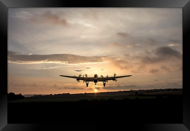 Lancasters Head Out Framed Print by J Biggadike