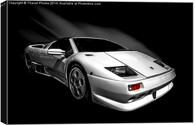 Lamborghini Diablo Canvas Print by Thanet Photos