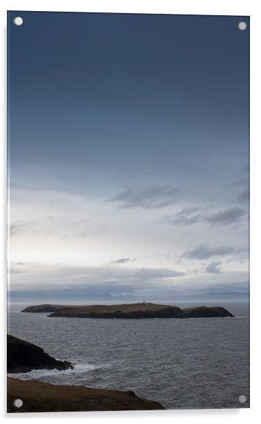 Bardsey Island Acrylic by Glenn Millington