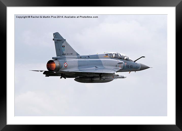  Mirage 2000 Framed Mounted Print by Rachel & Martin Pics