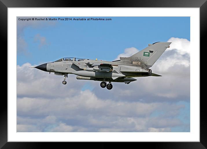  Saudi Tornado Framed Mounted Print by Rachel & Martin Pics