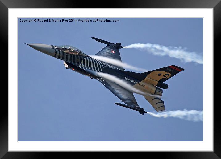  Turkish F-16 Framed Mounted Print by Rachel & Martin Pics