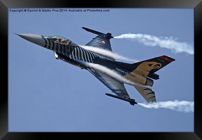 Turkish F-16 Framed Print by Rachel & Martin Pics