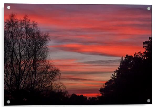  Arne Sunset. Acrylic by Mark Godden