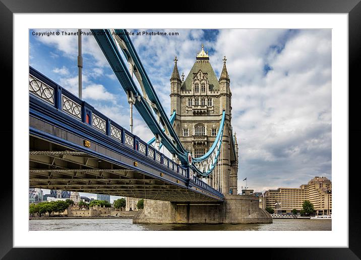  Tower Bridge Framed Mounted Print by Thanet Photos