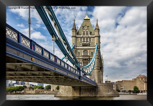  Tower Bridge Framed Print by Thanet Photos