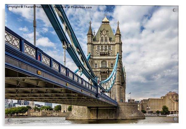  Tower Bridge Acrylic by Thanet Photos
