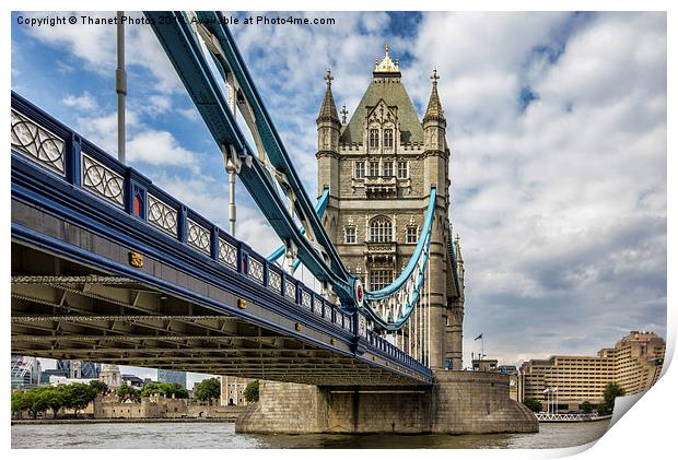  Tower Bridge Print by Thanet Photos