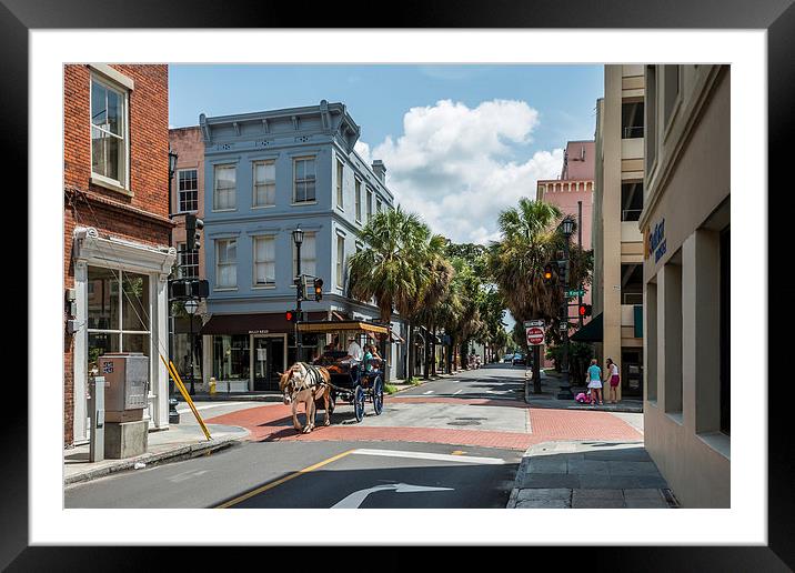  Charleston SC Framed Mounted Print by Kieran Brimson