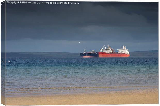  Tankers at Scapa Flow Canvas Print by Nick Pound