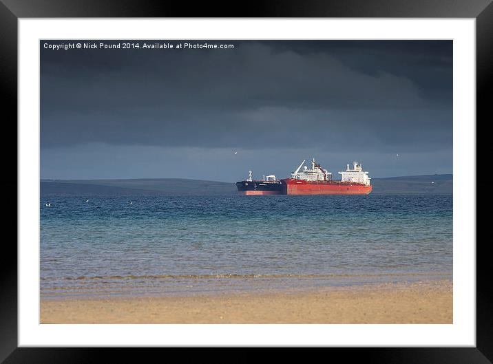  Tankers at Scapa Flow Framed Mounted Print by Nick Pound