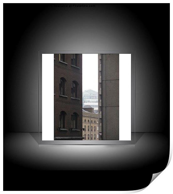  Look through any window Print by sylvia scotting
