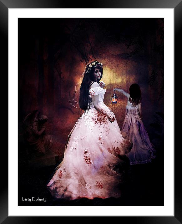  Shes Broken Out Of Love Framed Mounted Print by kristy doherty