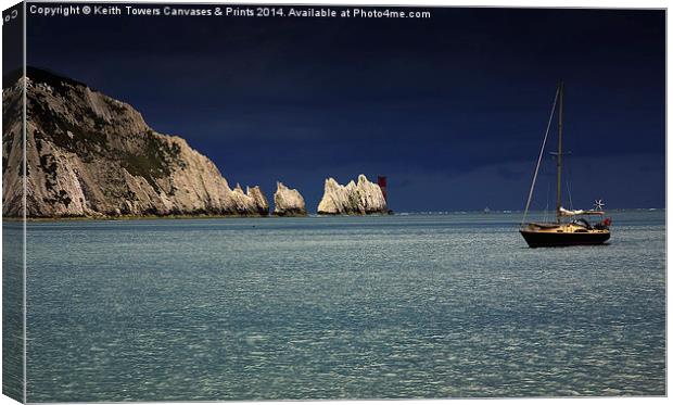  The Needles - Calm before the Storm Canvas Print by Keith Towers Canvases & Prints
