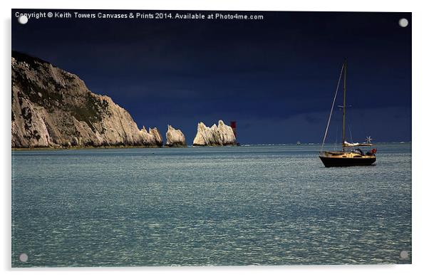  The Needles - Calm before the Storm Acrylic by Keith Towers Canvases & Prints