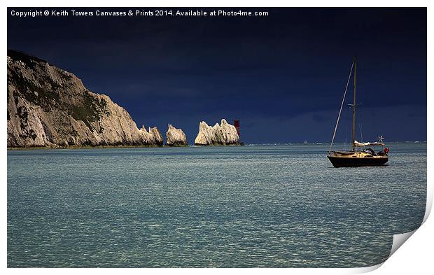  The Needles - Calm before the Storm Print by Keith Towers Canvases & Prints