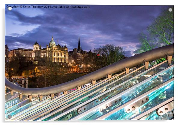 Edinburgh   Acrylic by Keith Thorburn EFIAP/b