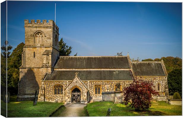 St Georges Church, Preshute, Wiltshire, England, U Canvas Print by Mark Llewellyn