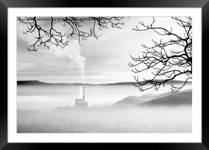  Industry In The Mist Framed Mounted Print by Jason Connolly