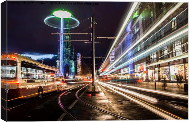 Edinburgh   Canvas Print by Keith Thorburn EFIAP/b